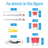 306Pcs Car Boat Truck SUV Auto Automotive Assorted Replacement Blade Fuses Standard & Mini & Low Profile Mini-2A 5A 7.5A 10A 15A 20A 25A 30A 35A with Fuse Puller Circuit Tester