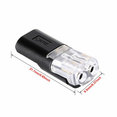 UP 30 PCS D2 Wire Cable Connectors Electrical Connectors Automotive Strip Light