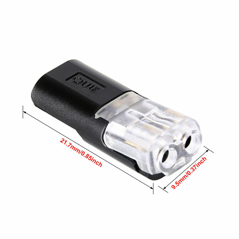 UP 30 PCS D2 Wire Cable Connectors Electrical Connectors Automotive Strip Light