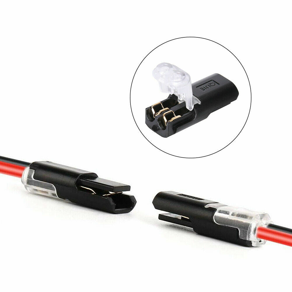 UP 30 PCS D2 Wire Cable Connectors Electrical Connectors Automotive Strip Light