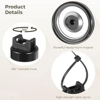 20mm Magnetic Cable Zip Tie Mount