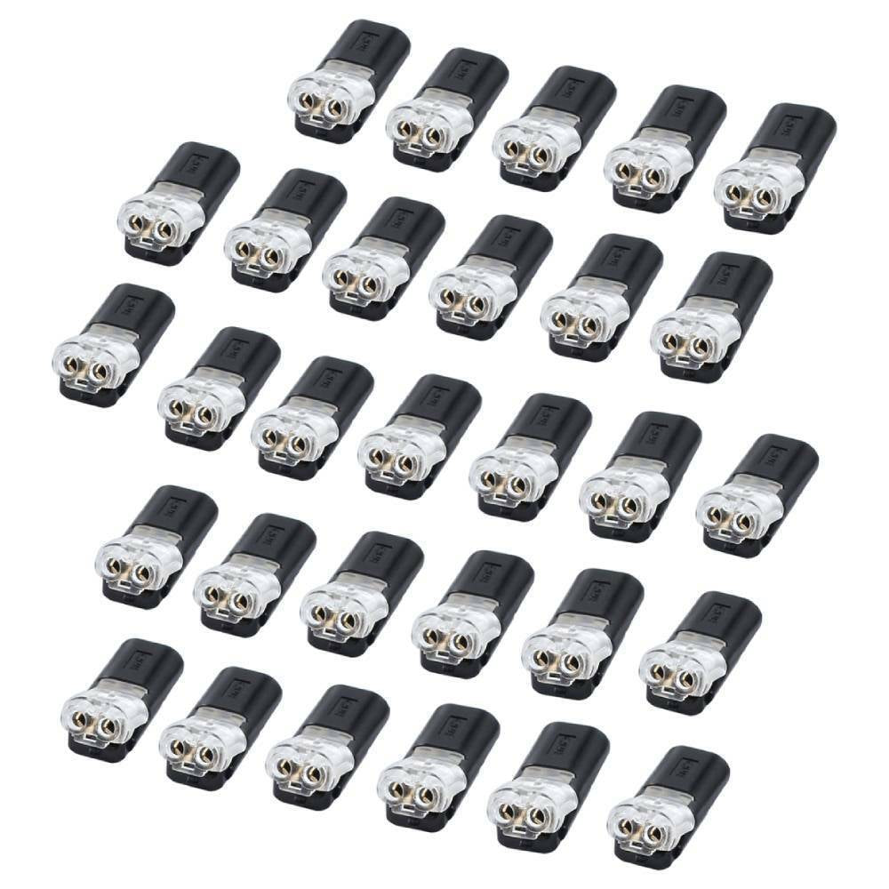 UP 30 PCS D2 Wire Cable Connectors Electrical Connectors Automotive Strip Light